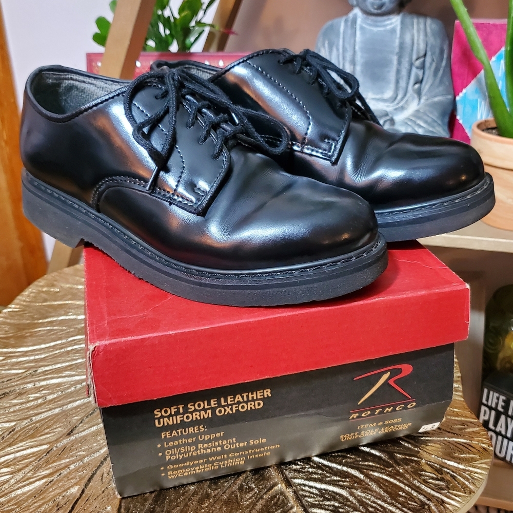 ROTHCO MILITARY UNIFORM OXFORD LEATHER SHOES